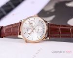 2019 Copy Vacheron Constantin Power Reserve Watches Rose Gold Silver Dial